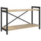vidaXL Bookcase Sonoma oak 80 x 30 x 48.5 cm Engineered wood