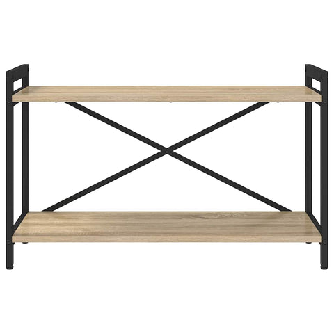 vidaXL Bookcase Sonoma oak 80 x 30 x 48.5 cm Engineered wood