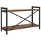 vidaXL Bookcase Smoked oak 80 x 30 x 48.5 cm Engineered wood