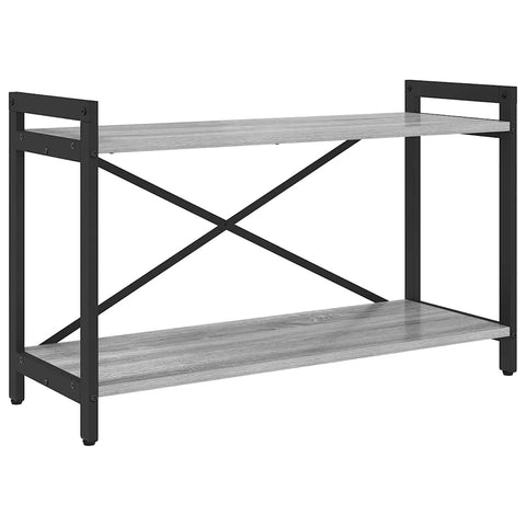 vidaXL Bookcase Grey sonoma 80 x 30 x 48.5 cm Engineered wood