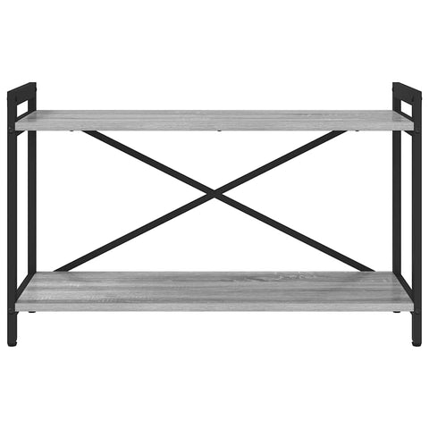 vidaXL Bookcase Grey sonoma 80 x 30 x 48.5 cm Engineered wood