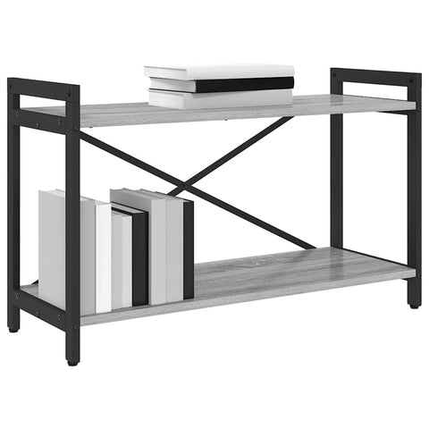 vidaXL Bookcase Grey sonoma 80 x 30 x 48.5 cm Engineered wood