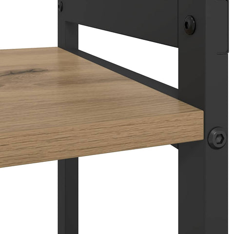 vidaXL Bookcase Artisan oak 80 x 30 x 48.5 cm Engineered wood