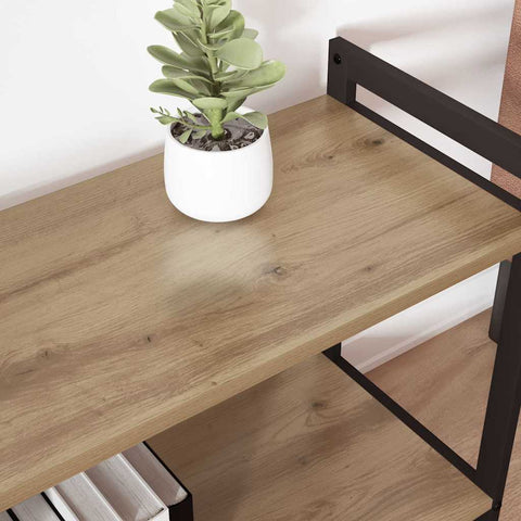 vidaXL Bookcase Artisan oak 80 x 30 x 48.5 cm Engineered wood