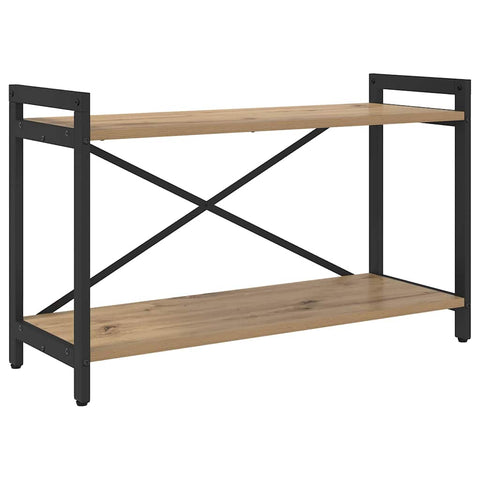vidaXL Bookcase Artisan oak 80 x 30 x 48.5 cm Engineered wood