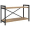 vidaXL Bookcase Artisan oak 80 x 30 x 48.5 cm Engineered wood