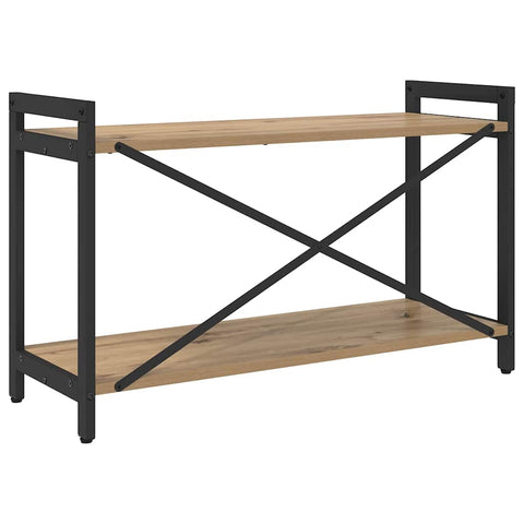 vidaXL Bookcase Artisan oak 80 x 30 x 48.5 cm Engineered wood