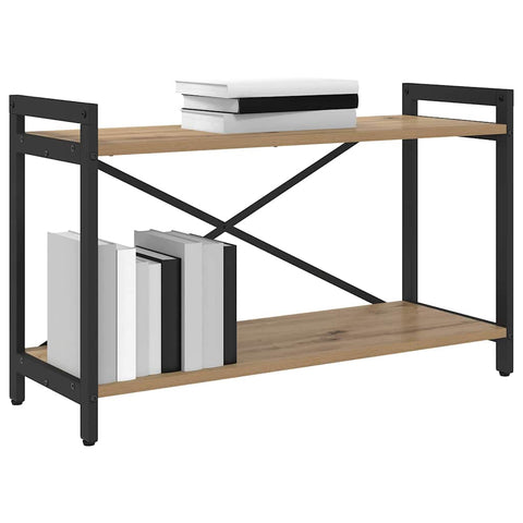 vidaXL Bookcase Artisan oak 80 x 30 x 48.5 cm Engineered wood