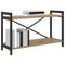 vidaXL Bookcase Artisan oak 80 x 30 x 48.5 cm Engineered wood