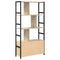 vidaXL Bookshelf Sonoma oak 80 x 30 x 155.5 cm Engineered wood