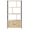 vidaXL Bookshelf Sonoma oak 80 x 30 x 155.5 cm Engineered wood