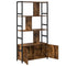 vidaXL Bookshelf Smoked oak 80 x 30 x 155.5 cm Engineered wood