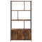 vidaXL Bookshelf Smoked oak 80 x 30 x 155.5 cm Engineered wood