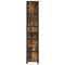 vidaXL Bookshelf Smoked oak 80 x 30 x 155.5 cm Engineered wood