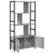 vidaXL Bookshelf Grey sonoma 80 x 30 x 155.5 cm Engineered wood
