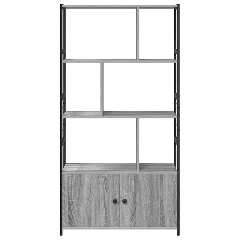 vidaXL Bookshelf Grey sonoma 80 x 30 x 155.5 cm Engineered wood