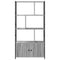 vidaXL Bookshelf Grey sonoma 80 x 30 x 155.5 cm Engineered wood