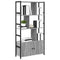 vidaXL Bookshelf Grey sonoma 80 x 30 x 155.5 cm Engineered wood