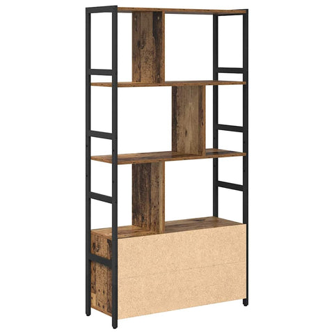 vidaXL Bookshelf Old wood 80 x 30 x 155.5 cm Engineered wood