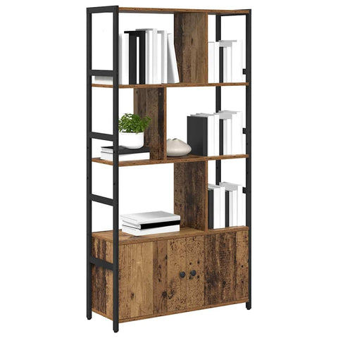 vidaXL Bookshelf Old wood 80 x 30 x 155.5 cm Engineered wood
