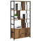 vidaXL Bookshelf Old wood 80 x 30 x 155.5 cm Engineered wood