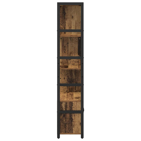 vidaXL Bookshelf Old wood 80 x 30 x 155.5 cm Engineered wood