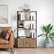 vidaXL Bookshelf Artisan oak 80 x 30 x 155.5 cm Engineered wood