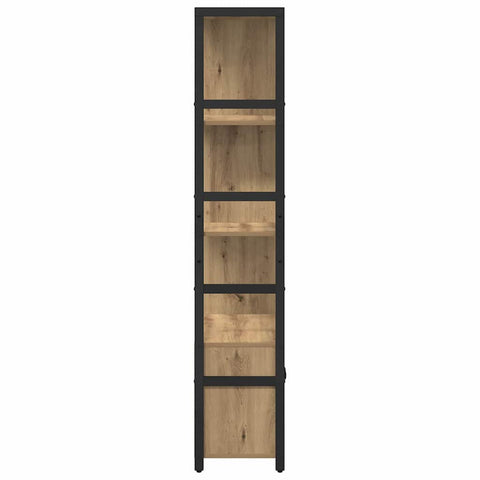 vidaXL Bookshelf Artisan oak 80 x 30 x 155.5 cm Engineered wood