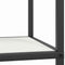 vidaXL Kitchen Storage Shelf with Shelf with Storage White Steel