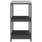 vidaXL Kitchen Storage Shelf with Shelf with Storage Anthracite Steel