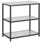 vidaXL Kitchen Storage Shelf with Shelf Silver Stainless steel