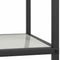vidaXL Kitchen Storage Shelf with Shelf Silver Galvanised steel