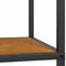 vidaXL Kitchen Storage Shelf with Shelf Rusty Weathering steel