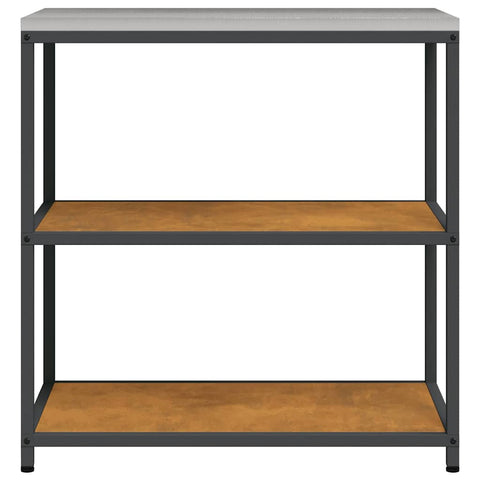 vidaXL Kitchen Storage Shelf with Shelf Rusty Weathering steel