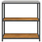vidaXL Kitchen Storage Shelf with Shelf Rusty Weathering steel