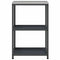 vidaXL Kitchen Storage Shelf with Shelf with Storage Anthracite Steel