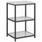 vidaXL Kitchen Storage Shelf with Shelf Silver Galvanised steel