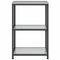 vidaXL Kitchen Storage Shelf with Shelf Silver Galvanised steel