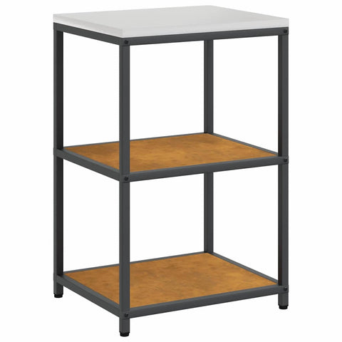 vidaXL Kitchen Storage Shelf with Shelf Rusty Weathering steel