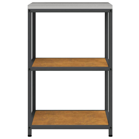 vidaXL Kitchen Storage Shelf with Shelf Rusty Weathering steel