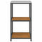 vidaXL Kitchen Storage Shelf with Shelf Rusty Weathering steel