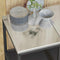 vidaXL Kitchen Storage Shelf with Shelf with Storage Black Steel