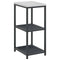 vidaXL Kitchen Storage Shelf with Shelf with Storage Anthracite Steel