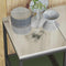 vidaXL Kitchen Storage Shelf with Shelf with Storage Olive green Steel