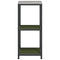 vidaXL Kitchen Storage Shelf with Shelf with Storage Olive green Steel