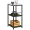 vidaXL Kitchen Storage Shelf with Shelf with Storage Olive green Steel