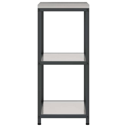 vidaXL Kitchen Storage Shelf with Shelf Silver Stainless steel