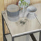 vidaXL Kitchen Storage Shelf with Shelf Silver Galvanised steel