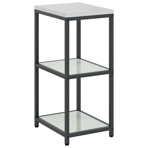 vidaXL Kitchen Storage Shelf with Shelf Silver Galvanised steel