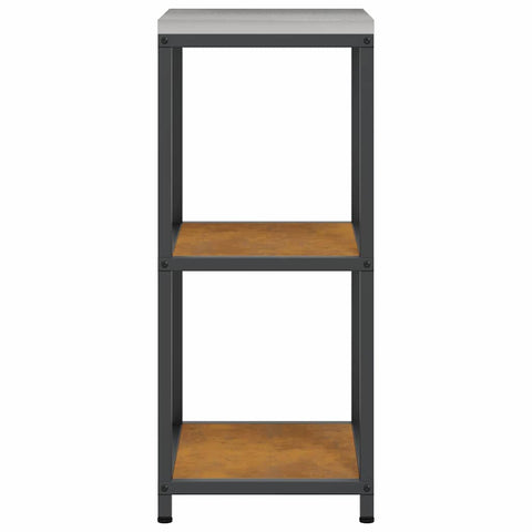 vidaXL Kitchen Storage Shelf with Shelf Rusty Weathering steel
